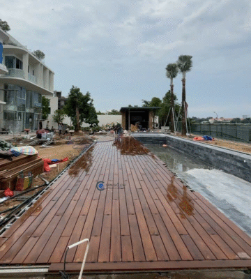 Gỗ Teak biến tính