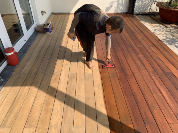 Sàn gỗ Teak Myanmar ngoài trời