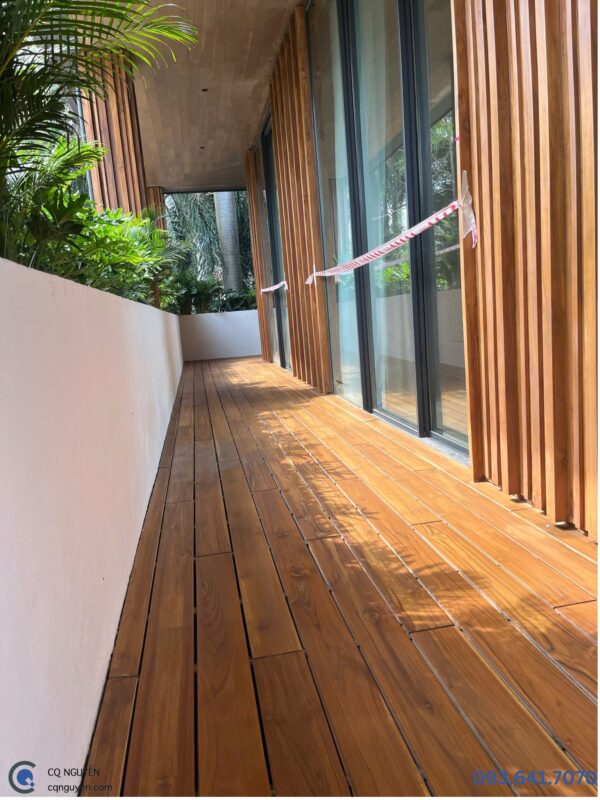Sàn gỗ Teak ngoài trời