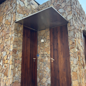 Cửa gỗ teak biến tính