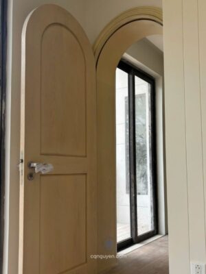 Cửa vòm gỗ Sồi